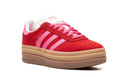 Adidas Gazelle Bold Collegiate Red Lucid Pink Adidas Gazelle