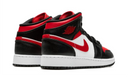 Buty Air Jordan 1 Mid Black Fire Red AIR JORDAN Jordan 1 Mid