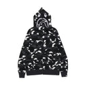 Bluza BAPE City Camo Shark Full Zip Hoodie Black BAPE Bluza