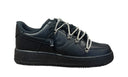 Nike Air force 1 Double Rope Laces Black Silver Chain NIKE Air Force 1