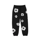 Denim Tears The Cotton Wreath Sweatpants Black