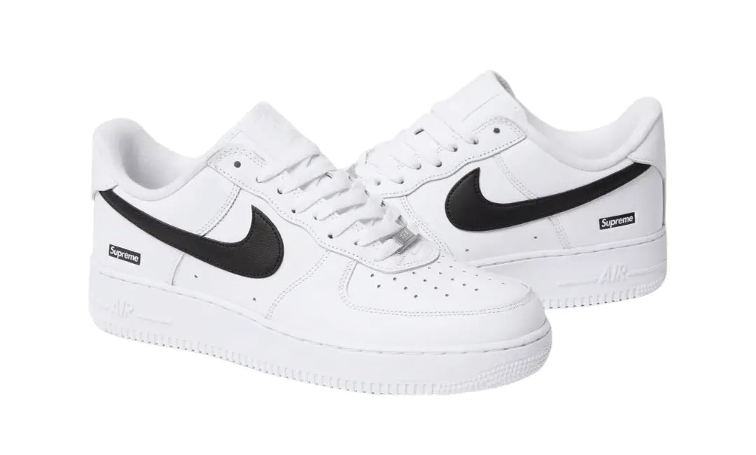 Nike Air Force 1 Low Supreme White/Black 2025 – Street-Zone Nike Air Force 1 Low Supreme White/Black 2025 – Street-Zone