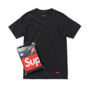 Koszulka Supreme/Hanes Tee Black (1 szt) SUPREME Koszulki