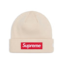 Czapka Supreme New Era Box Logo Beanie Stone SUPREME Czapki