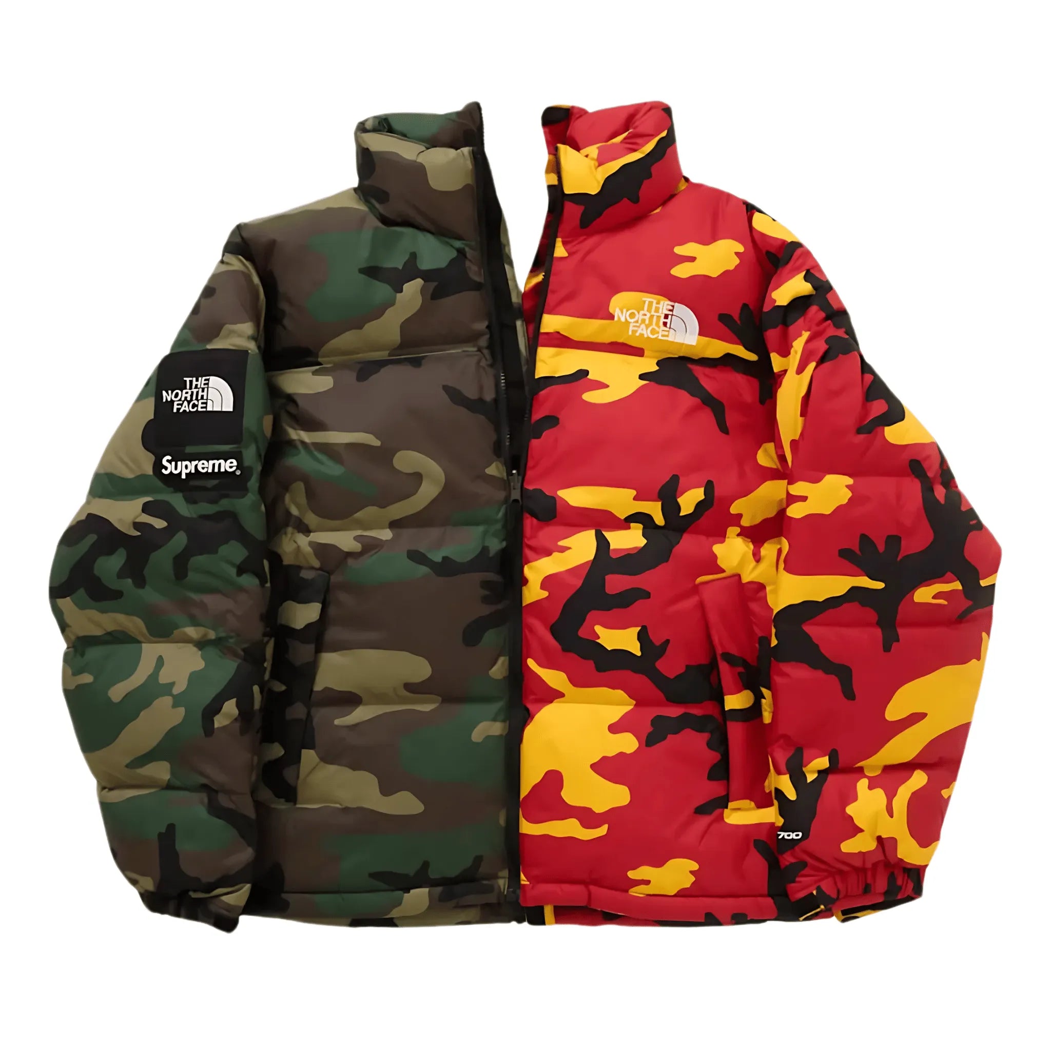 Kurtka Supreme The North Face Split Nuptse Jacket Camo – Street-Zone