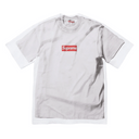 Supreme x MM6 Maison Margiela Box Logo Tee White
