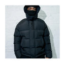 Kurtka Zimowa Trapstar Decoded 2.0 Hooded Puffer Jacket Black TRAPSTAR Kurtki i bezrękawniki