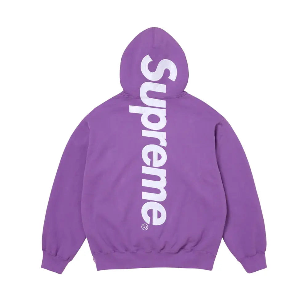 Bluza Supreme Satin Appliqué Hooded Sweatshirt Violet – Street-Zone