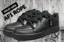 Buty Air Force 1 Rope Laces Double Black