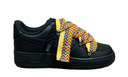 Nike Air Force 1 Black Yellow Rope Lanvin