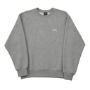 Bluza Stussy Crewneck Small Logo Grey S STUSSY Bluza