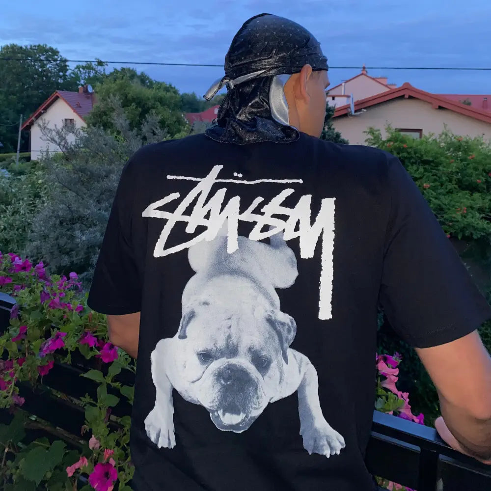 Koszulka Stussy Stock Dog Tee Black – Street-Zone