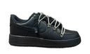 Buty Nike Air force 1 Double Rope Laces Black Silver Chain