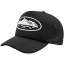 Czapka Corteiz Alcatraz Black/White Trucker Hat Puff Print CORTEIZ Czapki