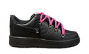 Buty Nike Air force 1 Double Rope Laces Black Fuschia Pink