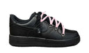 Buty Nike Air force 1 Double Rope Laces Black Pink