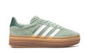 Adidas Gazelle Bold Silver Green White