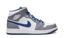 Air Jordan 1 Mid True Blue (Cement)