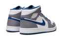 Air Jordan 1 Mid True Blue (Cement)
