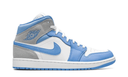 Air Jordan 1 Mid University Blue Grey