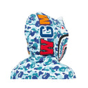 BAPE ABC Camo Shark Full Zip Hoodie Blue