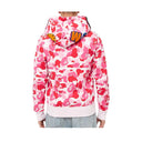 BAPE ABC Camo Shark PONR Full Zip Hoodie Pink