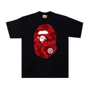 BAPE ABC Camo Tee Black Red