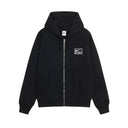 Bluza Stussy x Nike Stone Washed Fleece Zip Hoodie (FW25) Black STUSSY Bluza