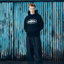 Bluza Corteiz Alcatraz Hoodie Black/White CORTEIZ Bluza