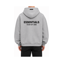 Bluza Essentials Hoodie Fleece Grey Essentials Bluzy