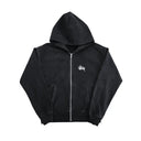 Bluza Stussy Basic Logo Black Zip L