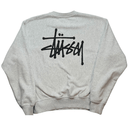 Bluza Stussy Crewneck Basic Logo Grey M