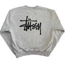 Bluza Stussy Crewneck Basic Logo Grey M STUSSY Bluza