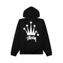 Bluza Stussy Crown Hoodie Zip Black S