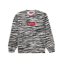 Bluza Supreme Box Logo Crewneck (FW22) Zebra