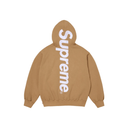 Bluza Supreme Satin Appliqué Hooded Sweatshirt (FW25) Brown