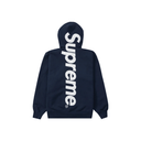 Bluza Supreme Satin Applique Hooded Sweatshirt Washed Navy