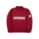 Bluza Supreme Tokyo Shop Flag Half Zip Pullover Red