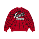 Bluza Supreme Vanson Leathers Spider-Man Sweater Red