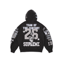 Bluza Supreme Warriors Applique Zip Up Hooded Sweatshirt Black