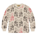 Bluzka Corteiz Tiger Waffle Longsleeve - Beige