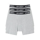Bokserki STUSSY BOXER BRIEFS 3 PACK Grey Heather