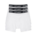 Bokserki STUSSY BOXER BRIEFS 3 PACK White