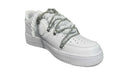 Nike Air force 1 Double Rope Laces White/Silver Chain NIKE Air Force 1