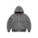 Corteiz Embossed C-Star Denim Work Jacket Grey