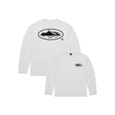Corteiz OG Island Longsleeve Tee White