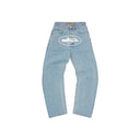 Corteiz Alcatraz Baggy Jeans Stonewash