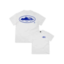 Corteiz T-Shirt Halfstone Island White/Blue CORTEIZ Koszulki