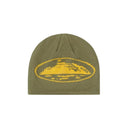 Czapka Corteiz Alcatraz Beanie - Khaki Green/Yellow