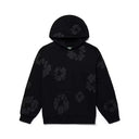 Denim Tears Cotton Wreath Hoodie Black Monochrome
